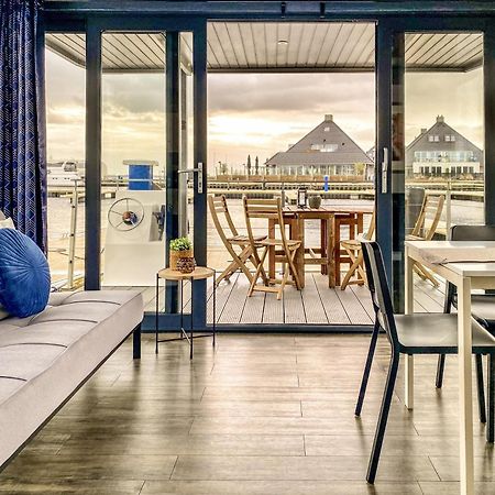 Houseboat Blue Sneekermeer Offingawier 외부 사진